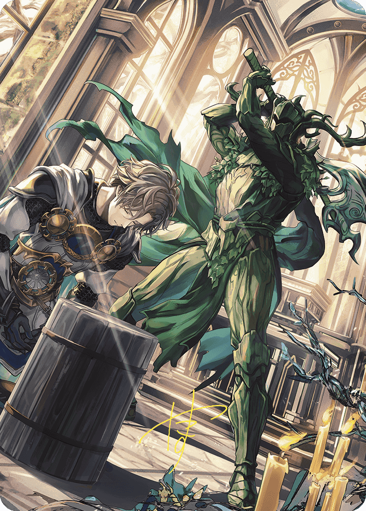 Karmic Justice Anime Art Card (Gold-Stamped Signature) [Wilds of Eldraine Art Series] | Webway Games