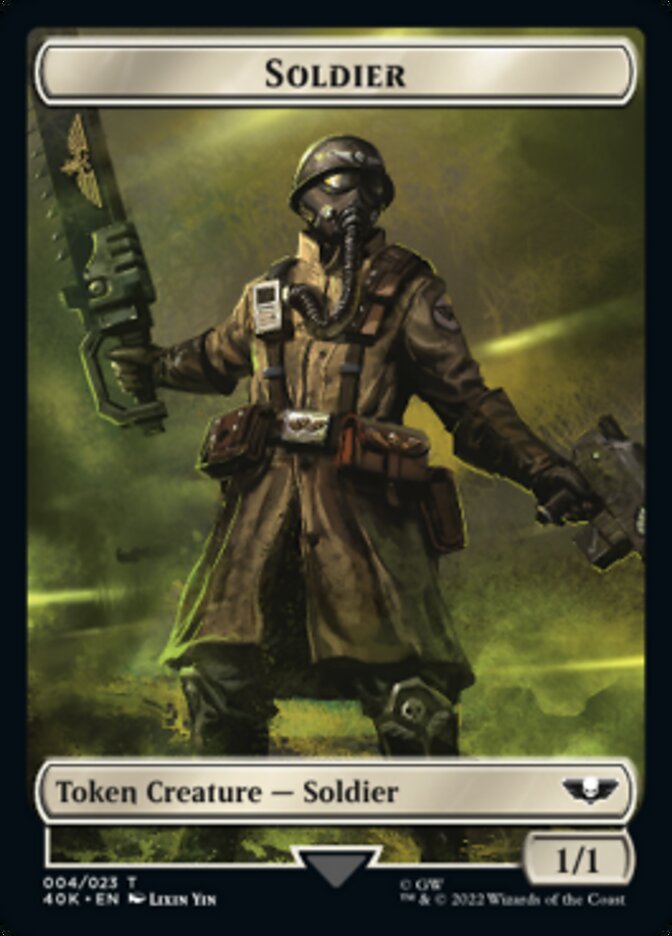 Soldier (004) // Arco-Flagellant Double-sided Token [Universes Beyond: Warhammer 40,000 Tokens] | Webway Games