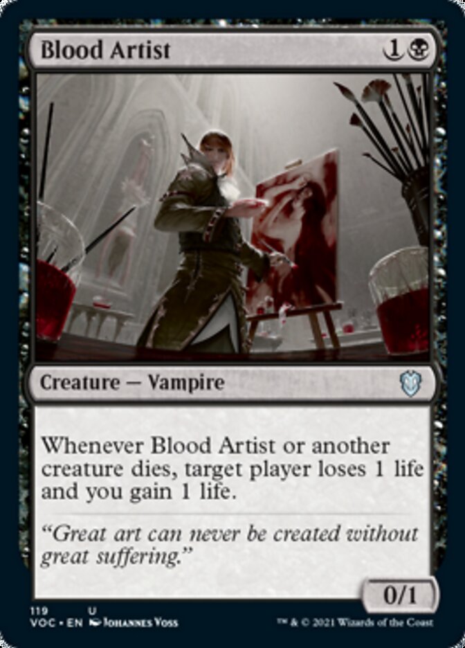 Blood Artist [Innistrad: Crimson Vow Commander] | Webway Games