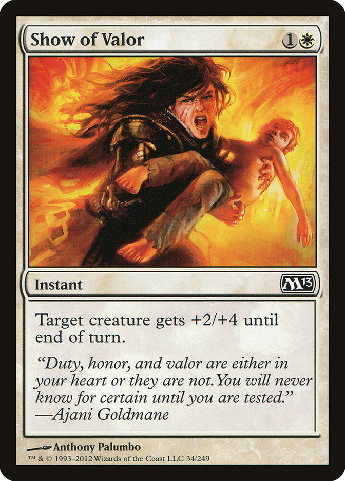 Show of Valor [Magic 2013] | Webway Games
