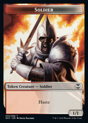 Soldier (33) // Devil Double-sided Token [Streets of New Capenna Commander Tokens] | Webway Games