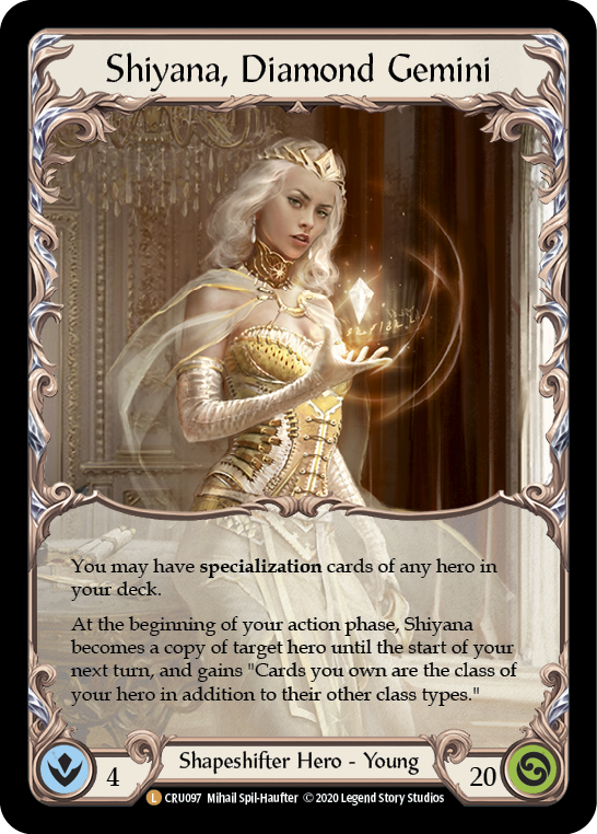 Shiyana, Diamond Gemini [CRU097] 1st Edition Cold Foil | Webway Games