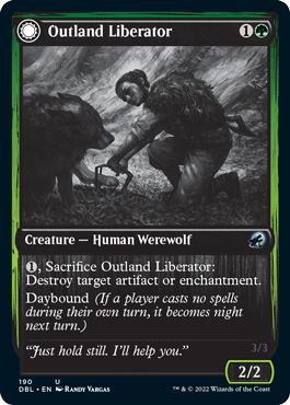 Outland Liberator // Frenzied Trapbreaker [Innistrad: Double Feature] | Webway Games