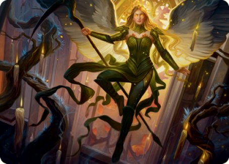Sigarda, Champion of Light Art Card [Innistrad: Midnight Hunt Art Series] | Webway Games
