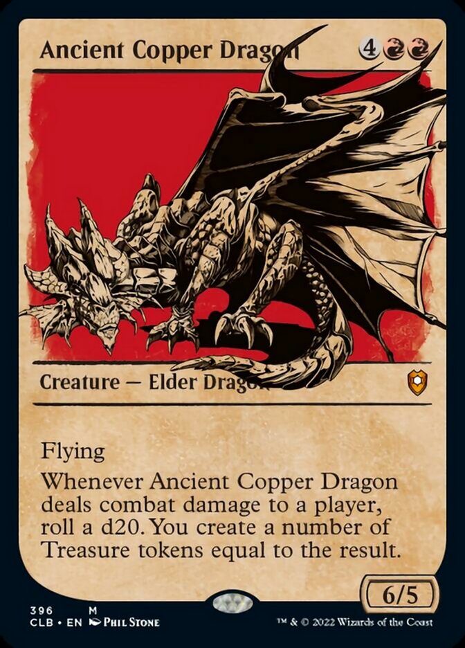Ancient Copper Dragon (Showcase) [Commander Legends: Battle for Baldur's Gate] | Webway Games