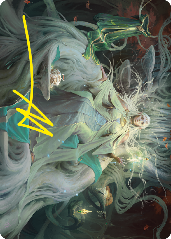 Galadriel, Gift-Giver Art Card (Gold-Stamped Signature) [The Lord of the Rings: Tales of Middle-earth Art Series] | Webway Games