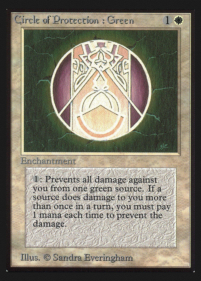 Circle of Protection: Green (CE) [Collectors’ Edition] | Webway Games