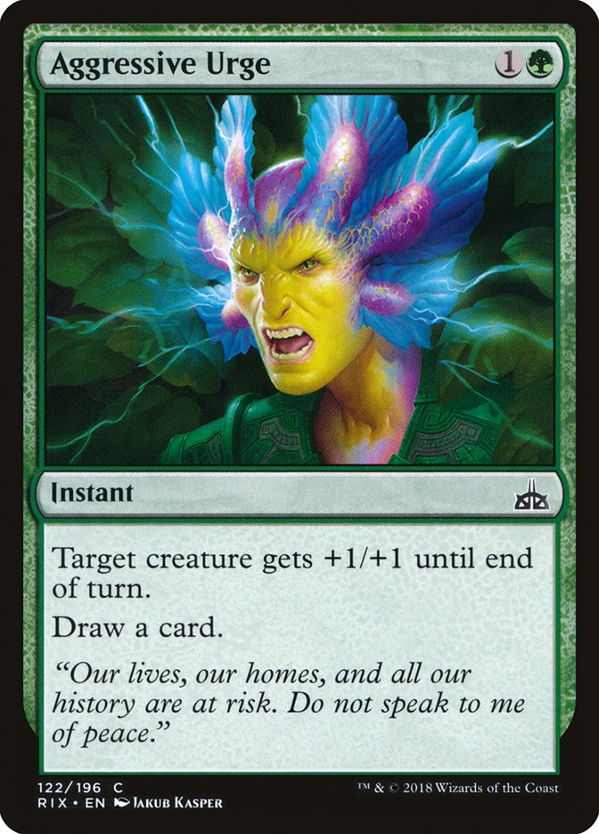 Aggressive Urge [Rivals of Ixalan] | Webway Games