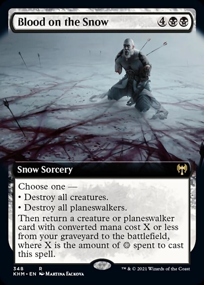Blood on the Snow (Extended Art) [Kaldheim] | Webway Games