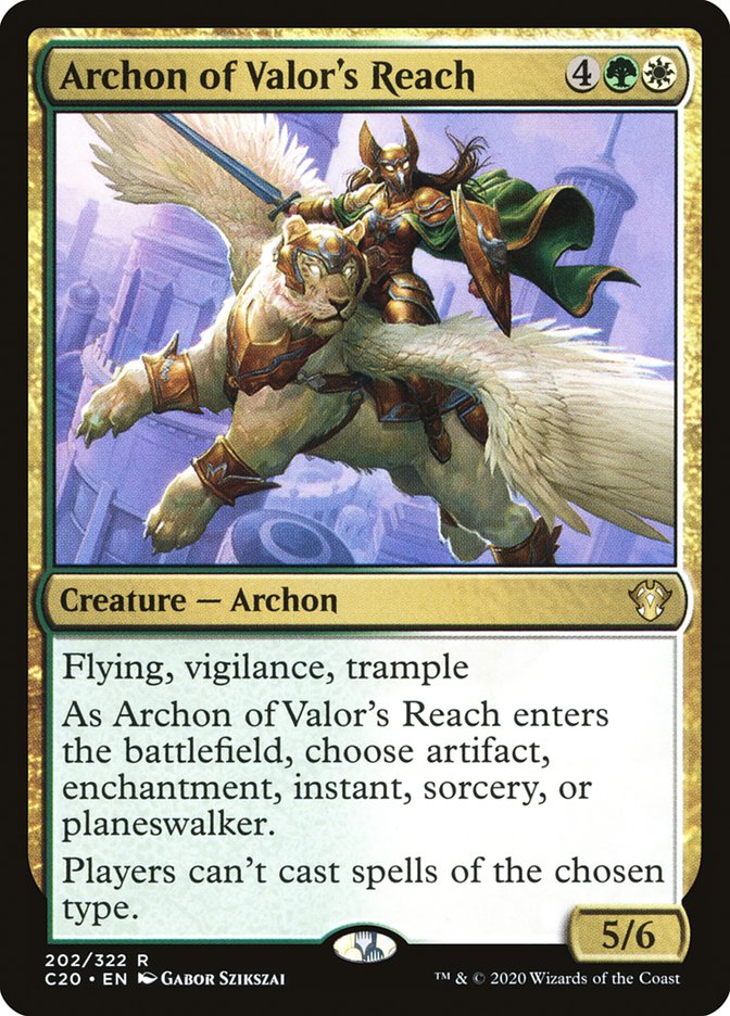 Archon of Valor's Reach [Commander 2020] | Webway Games