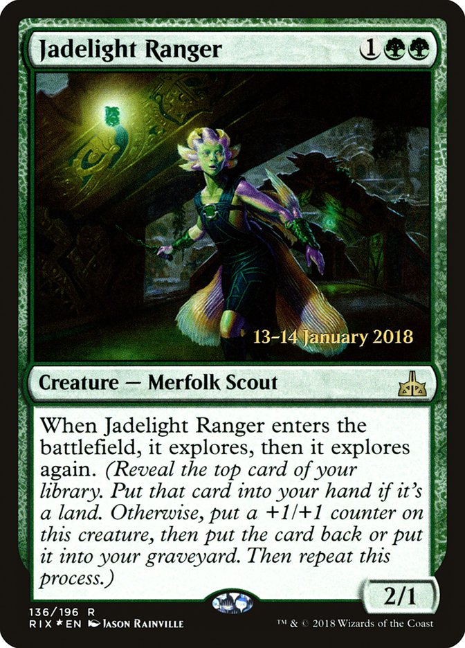 Jadelight Ranger (Prerelease) [Rivals of Ixalan Prerelease Promos] | Webway Games