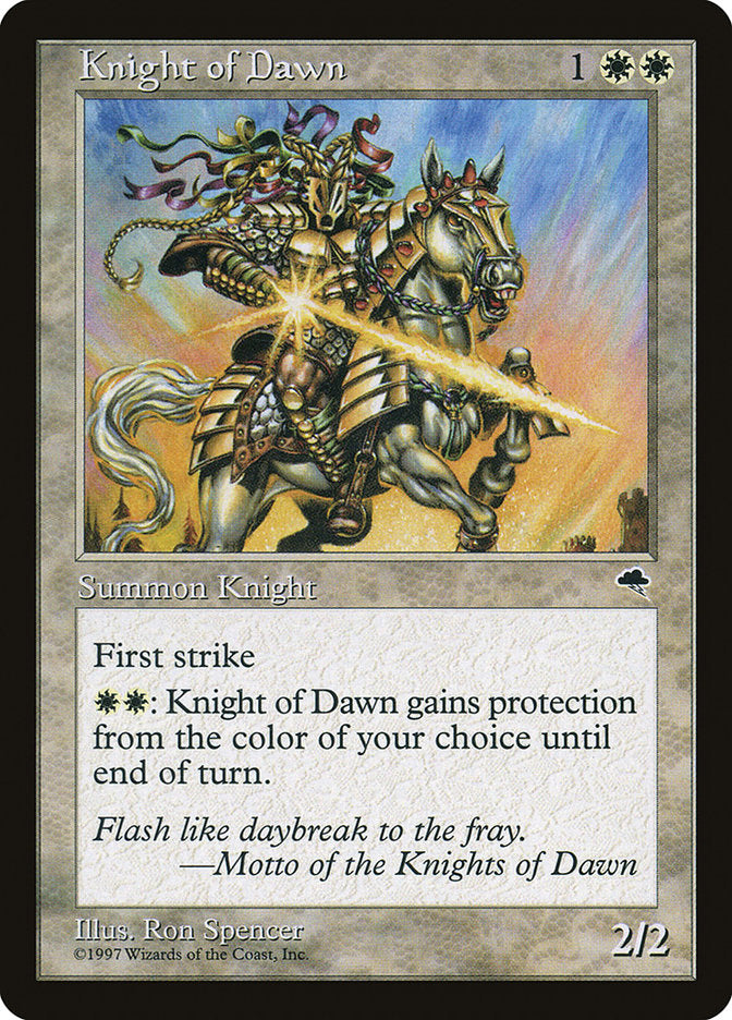 Knight of Dawn [Tempest] | Webway Games
