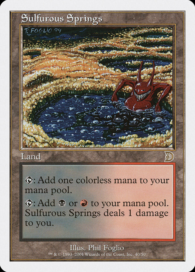 Sulfurous Springs [Deckmasters] | Webway Games