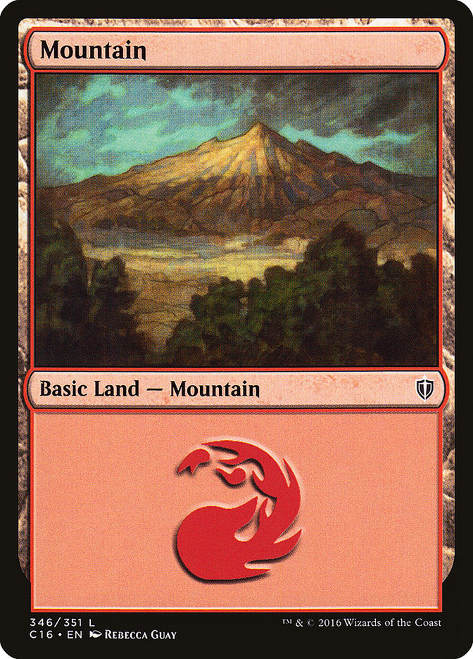 Mountain (#346) [Commander 2016] | Webway Games