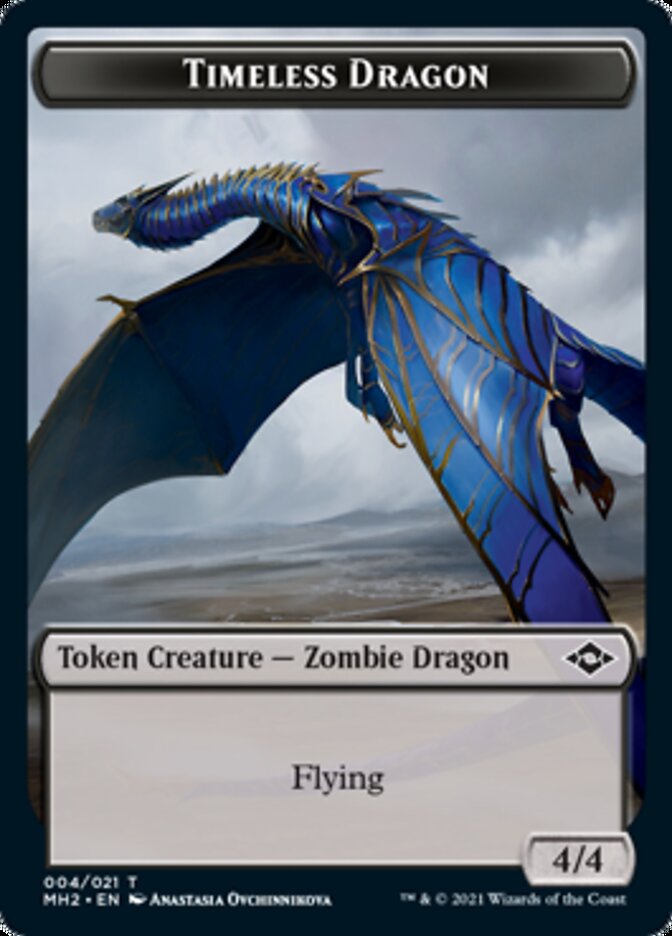Timeless Dragon Token [Modern Horizons 2 Tokens] | Webway Games