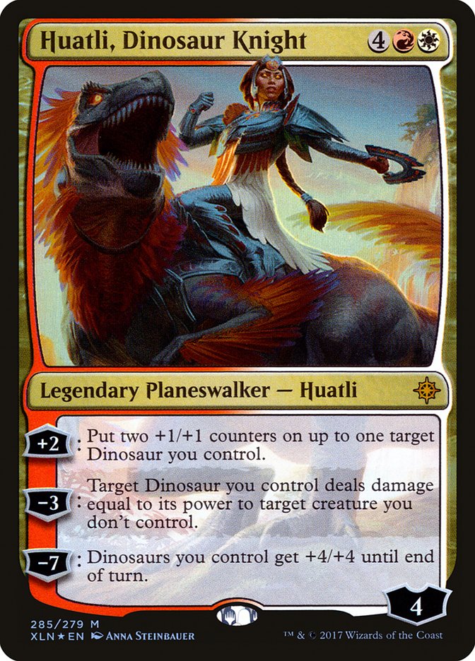 Huatli, Dinosaur Knight [Ixalan] | Webway Games