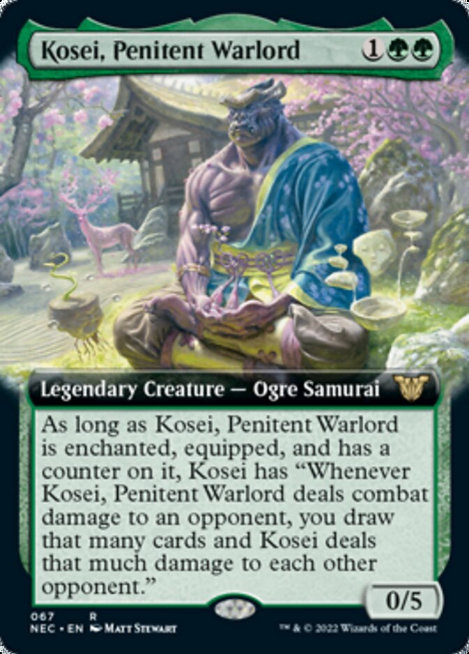 Kosei, Penitent Warlord (Extended) [Kamigawa: Neon Dynasty Commander] | Webway Games