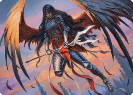 Liesa, Forgotten Archangel Art Card [Innistrad: Midnight Hunt Art Series] | Webway Games