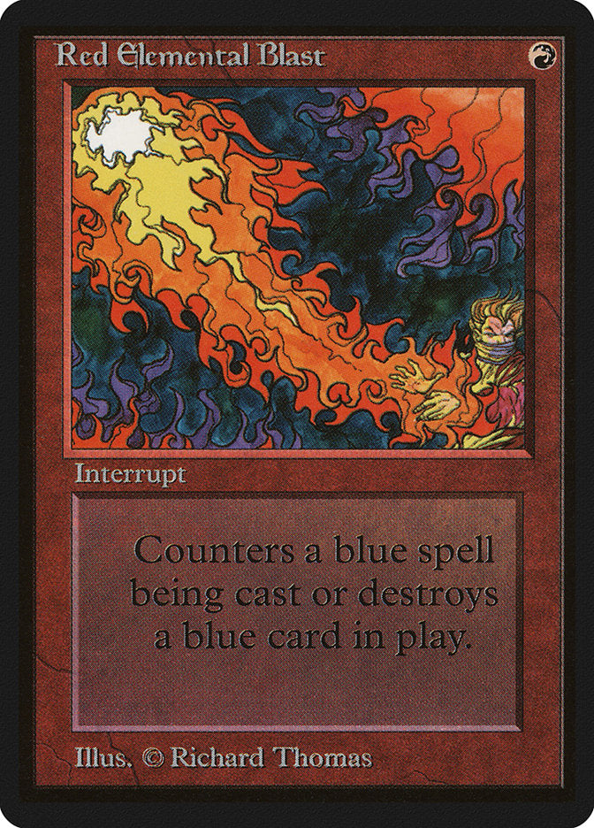 Red Elemental Blast [Limited Edition Beta] | Webway Games