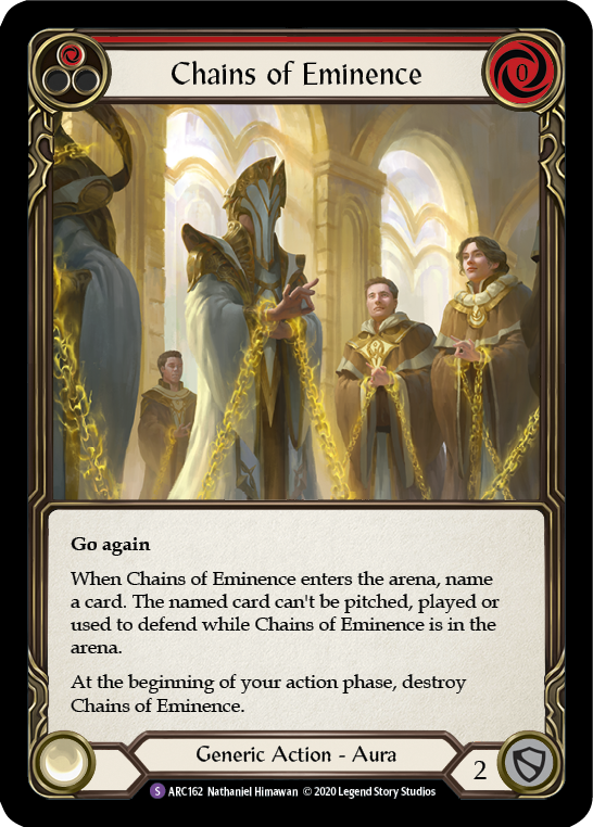 Chains of Eminence [ARC162] Unlimited Rainbow Foil | Webway Games