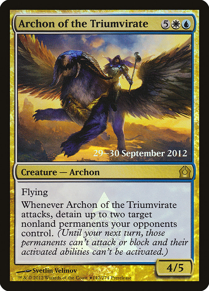 Archon of the Triumvirate [Return to Ravnica Prerelease Promos] | Webway Games