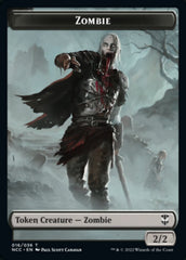 Zombie // Goat Double-sided Token [Streets of New Capenna Commander Tokens] | Webway Games