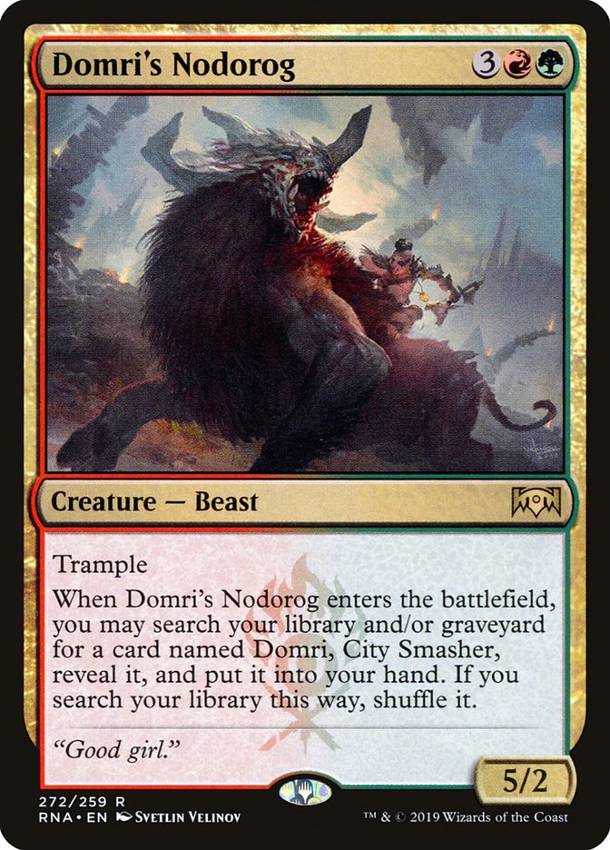 Domri's Nodorog [Ravnica Allegiance] | Webway Games