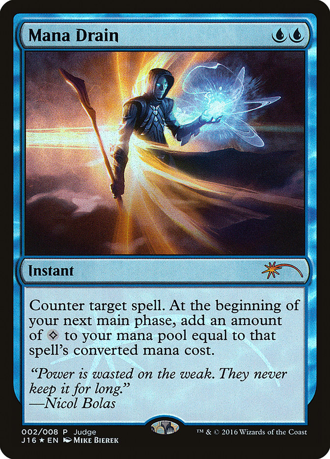 Mana Drain [Judge Gift Cards 2016] | Webway Games