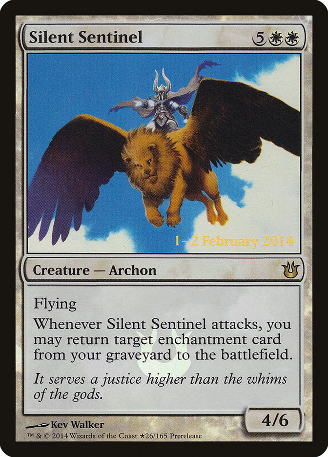 Silent Sentinel  (Prerelease) [Born of the Gods Prerelease Promos] | Webway Games