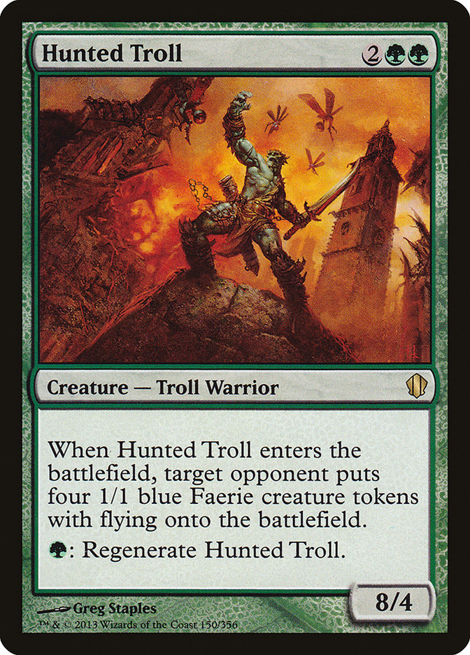 Hunted Troll [Commander 2013] | Webway Games