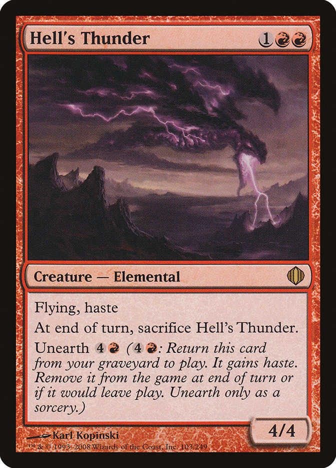 Hell's Thunder [Shards of Alara] | Webway Games
