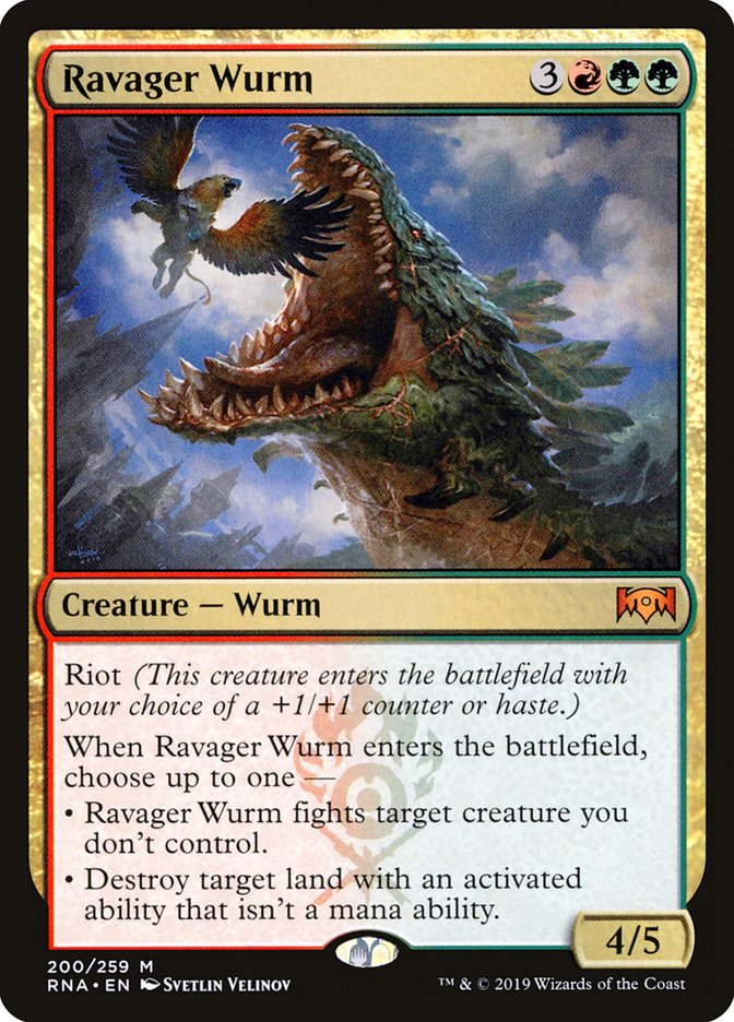 Ravager Wurm [Ravnica Allegiance] | Webway Games