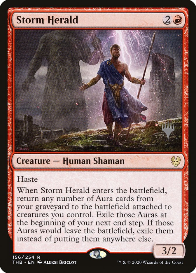 Storm Herald (Promo Pack) [Theros Beyond Death Promos] | Webway Games