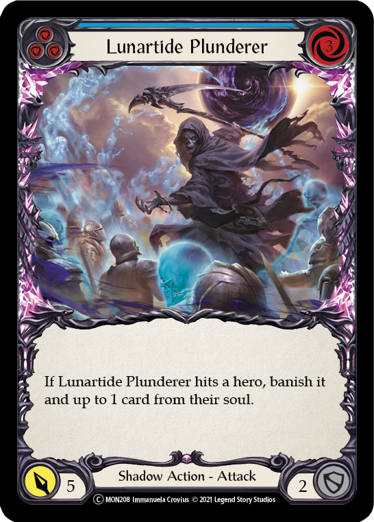 Lunartide Plunderer (Blue) [U-MON208] Unlimited Normal | Webway Games