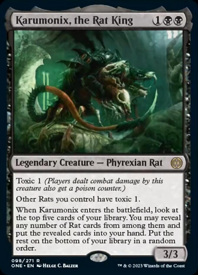 Karumonix, the Rat King [Phyrexia: All Will Be One] | Webway Games