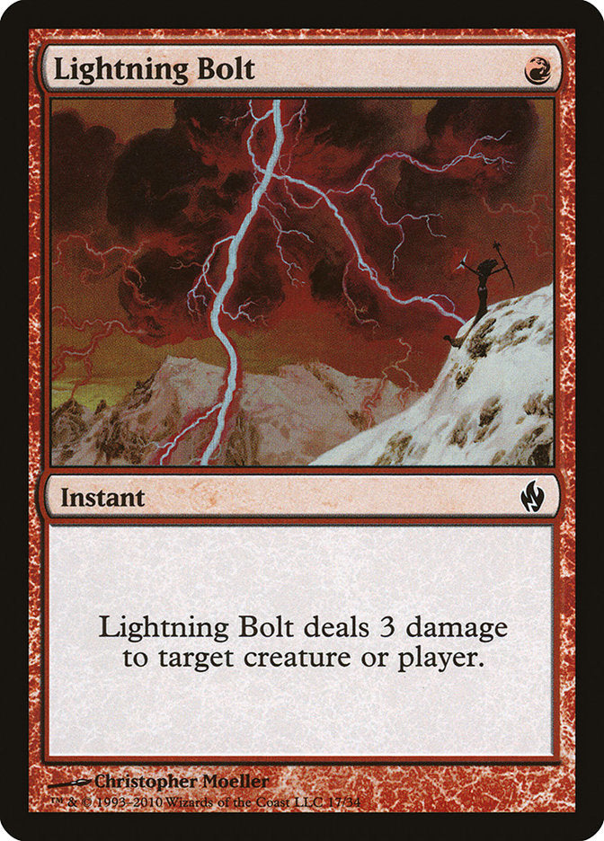 Lightning Bolt [Premium Deck Series: Fire and Lightning] | Webway Games