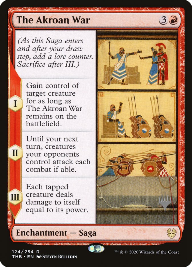 The Akroan War (Promo Pack) [Theros Beyond Death Promos] | Webway Games