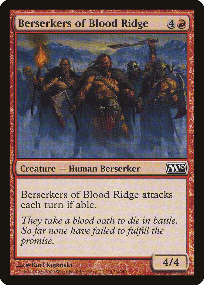 Berserkers of Blood Ridge [Magic 2010] | Webway Games