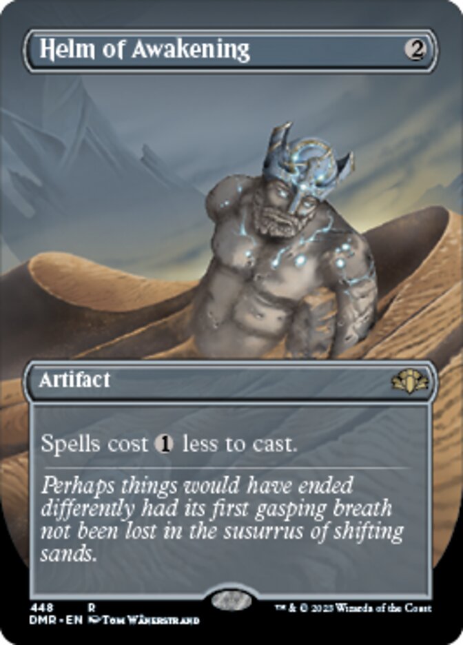 Helm of Awakening (Borderless Alternate Art) [Dominaria Remastered] | Webway Games