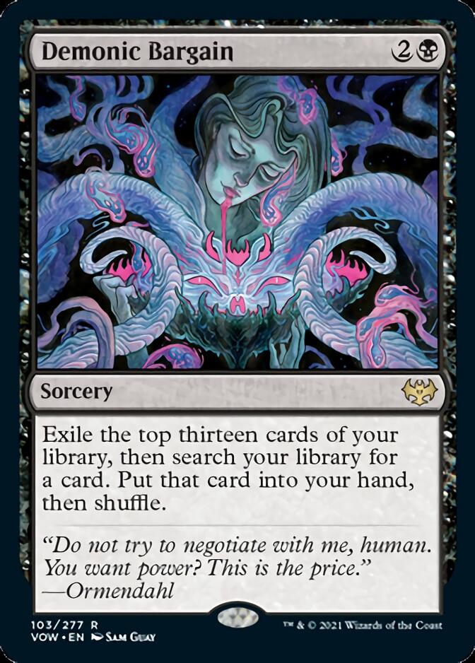 Demonic Bargain [Innistrad: Crimson Vow] | Webway Games
