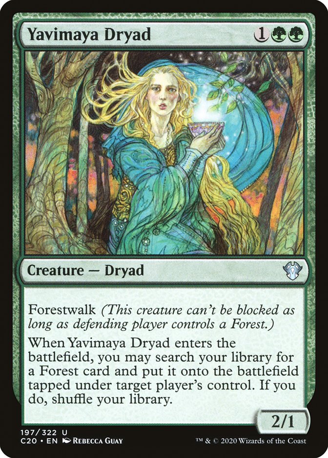 Yavimaya Dryad [Commander 2020] | Webway Games
