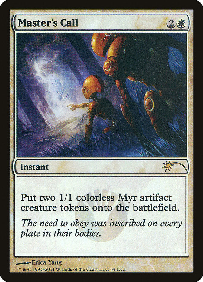 Master's Call [Wizards Play Network 2011] | Webway Games