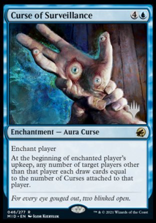 Curse of Surveillance (Promo Pack) [Innistrad: Midnight Hunt Promos] | Webway Games
