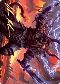 Kardur, Doomscourge Art Card (Gold-Stamped Signature) [Kaldheim: Art Series] | Webway Games