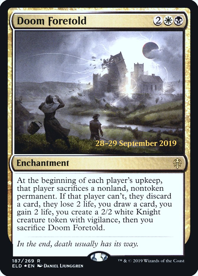Doom Foretold  [Throne of Eldraine Prerelease Promos] | Webway Games