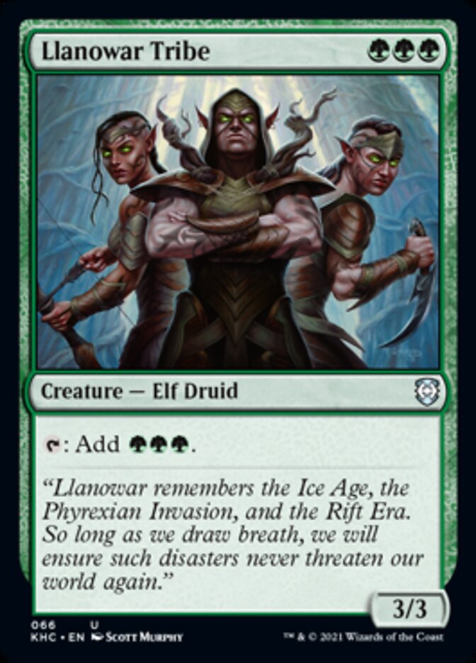 Llanowar Tribe [Kaldheim Commander] | Webway Games
