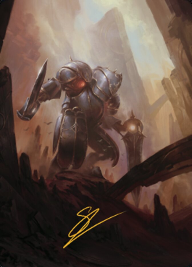 Mountain Art Card (Gold-Stamped Signature) [The Brothers' War Art Series] | Webway Games