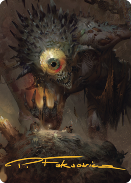 Nothic Art Card (Gold-Stamped Signature) [Commander Legends: Battle for Baldur's Gate Art Series] | Webway Games