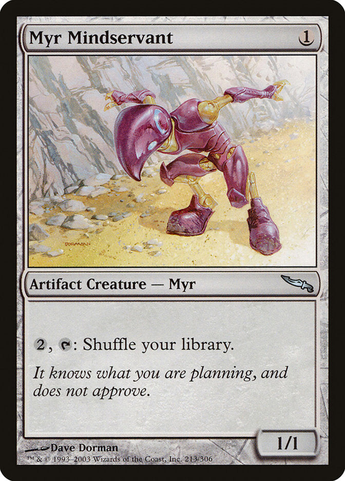 Myr Mindservant [Mirrodin] | Webway Games