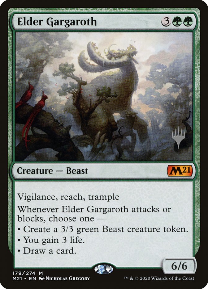 Elder Gargaroth (Promo Pack) [Core Set 2021 Promos] | Webway Games